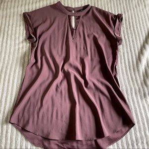 Express Deep V Blouse